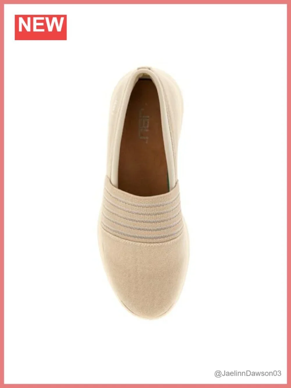 Women's Canvas Slip-on Loafer Flat Water Resistant Lightweight APMA Accepted
